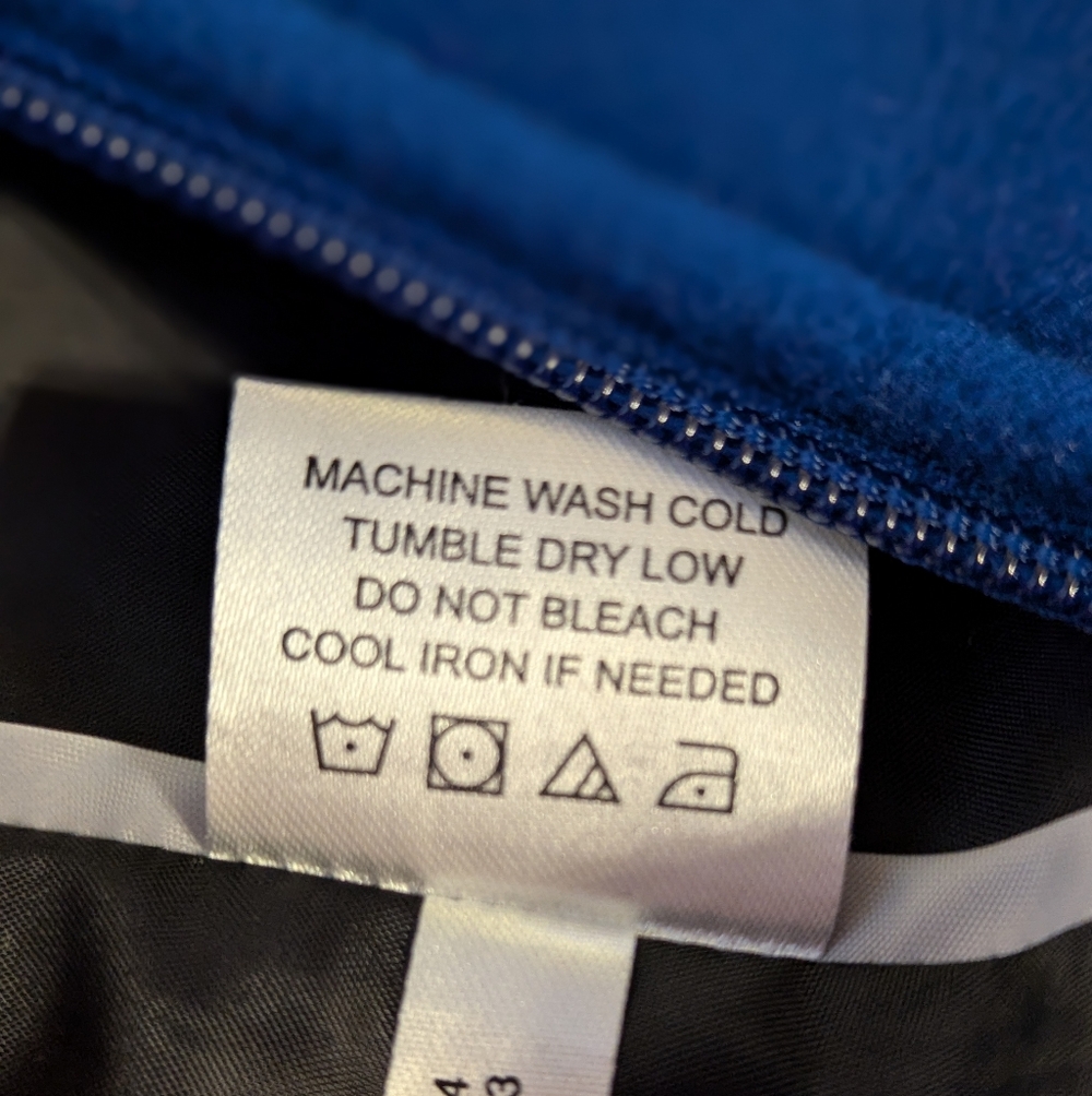 Calvin Klein Royal Blue Hooded Duffle Coat Size S NWOT - Picture 16 of 16